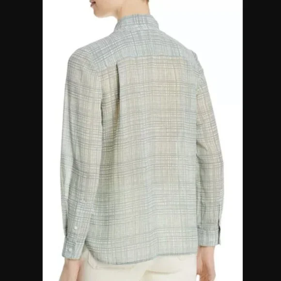 Tory Burch Printed Chiffon Bow Blouse 0